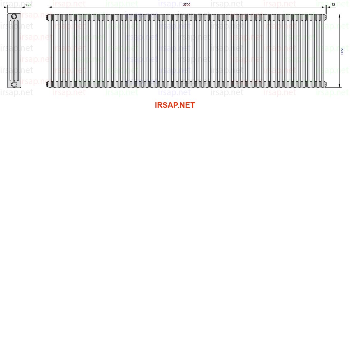 Радиатор IRSAP Tesi 42500/60 T12 CL 01